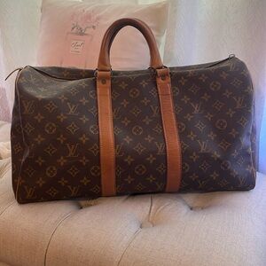 SOLD Louis Vuitton French company small keepall